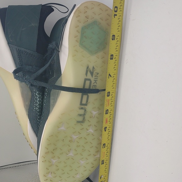 Nike air zoom strong Sz 8 green Cut Velcro straps modified running shoe athletic - Picture 10 of 10